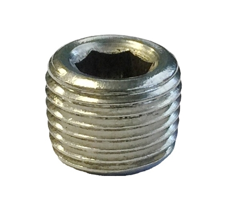 Torque Solution Stainless Steel 3/8" NPT Plug: Universal Single Plug