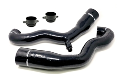 Torque Solution Turbo Inlet Hose Set: Porsche 997.1 TT / GT2