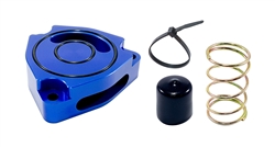 Torque Solution Blow Off BOV Sound Plate (Blue): Hyundai Veloster Turbo