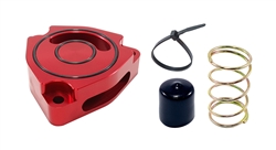 Torque Solution Blow Off BOV Sound Plate (Red): Hyundai Veloster Turbo