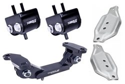 Torque Solution Engine / Transmission Mount Kit w/ Mount Plates: Subaru WRX 2006-2015 / STI 2006-2016