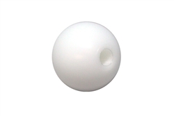 Torque Solution Delrin 50mm Round Shift Knob (White): Universal 10x1.5