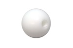 Torque Solution Delrin 50mm Round Shift Knob (White): Universal 12x1.25
