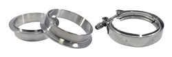 Stainless Steel V-Band Clamp & Flange Kit: 2.75" (70mm)