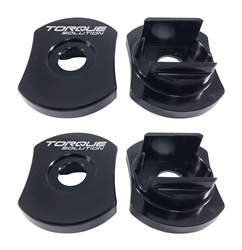 Torque Solution Billet Rear Subframe Inserts: VW Golf  R MK7 - Audi A3/S3/RS3 Quattro 8V/8V.5, Audi TT/TTS/TTRS Quattro  MK3