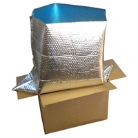 Foil Insulated Box Liners - 12" x 10" x 9"