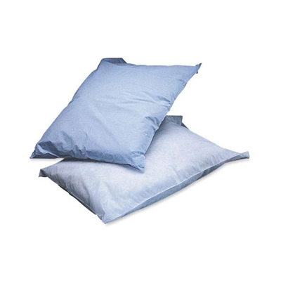 Disposable Pillowcases, Spunbond Nonwoven, 21" x 30"Blue - 100/Case