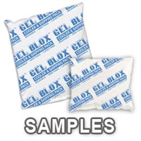 <!010>GEL BLOX Cold Shipping Pack, 3 oz - 3.5" x 4" Samples (3 Pack)