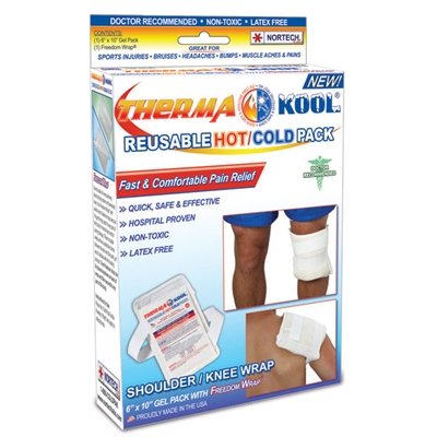 Therma-Kool Hot Cold Pack with Freedom Wrap 6" x 10"