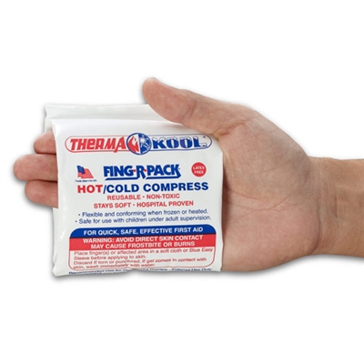 Therma-Kool Reusable Hot Cold FINGER Pack, 4" Wide
