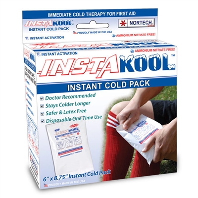 Insta-Kool Instant Cold Pack, Boxed - 6" x 8.75" Retail Box