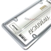 Plain Plastic ABS Chrome License Plate Tag Frame for Auto-Car-Truck