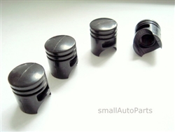 Black Piston Tire Valve Stem Caps