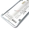 Classic Lite Plain Metal Chrome License Plate Tag Frame for Auto-Car-Truck