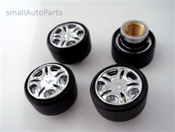 Chrome Wheel Tire Valve Stem Caps