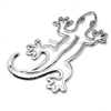 3D Gecko Chrome Emblem-Decal Sticker for Auto-Car-Truck-Bike-Hood-Trunk-Dash