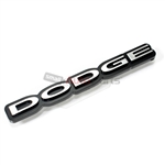 Dodge Letters Logo Chrome 3D Emblem-Badge-Nameplate for Front Hood or Rear Trunk