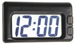 Black Big Digit Clock for Car-Truck-Bike-Scooter Interior Dash