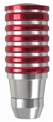 Universal Red Chrome Billet Shift Knob for Car-Truck-Hotrod Gear Transmission