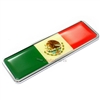 Premium 3D Mexico Flag Chrome Emblem for Car-Truck-Bike rear trunk side fender