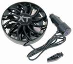 Universal Black 12 Volt Cooling Fan for Car/Truck Interior Dash Vent mount