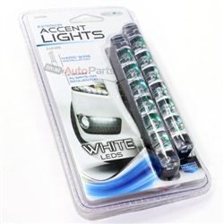 Universal White Led Fog Daytime Driving Accent Lights for Car-Truck HID Bumper