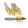 4 Universal Gold Spike Interior Door Lock Knobs Pins for Car-Truck-HotRod