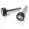 2 Universal Chrome Wheel Rim Interior Door Lock Knobs Pins for Car-Truck-HotRod