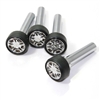 4 Universal Chrome Wheel Rim Interior Door Lock Knobs Pins for Car-Truck-HotRod