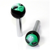 2 Universal Alien Ball Interior Door Lock Knobs Pins for Car-Truck-HotRod-Clasic