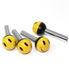 4 Universal Smile Face Ball Interior Door Lock Knobs Pins for Car-Truck-HotRod