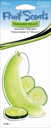 Paper Cucumber Melon Hanging Tree Style Air Freshener for Car-Truck-Home etc.