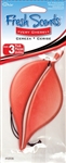 3 Red Very Cherry Scent Hanging Tree Style Air Fresheners for Car-Truck-Home etc