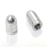 2 Custom Chrome Bullet Tire Wheel Air Stem Presta Valve Caps for Bicycle-Bike