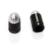 2 Custom Black Bullet Tire Wheel Air Stem Presta Valve Caps for Bicycle-Bike