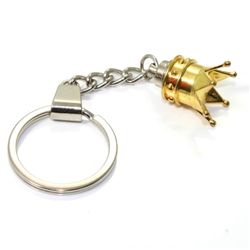 Gold Crown Keychain