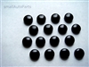 16 Black ABS License Plate Frame Screw Caps