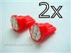 Super Red T10 8 SMD LED Light Bulbs