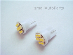 Super White T10 8 SMD LED Light Bulbs
