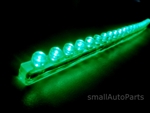 Green 24CM 9.5" PVC LED Light Strip