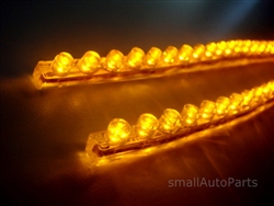 Yellow Amber 24CM 9.5" PVC LED Light Strips