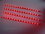 Cool Red 12" 1210 LED Light Strips