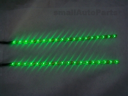 Green 12" SMD LED Light Strips