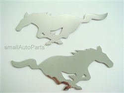 Ford Mustang Stainless Steel Chrome Emblems