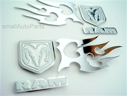 Dodge Stainless Steel Chrome Emblems