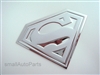 Superman Stainless Steel Chrome Emblems