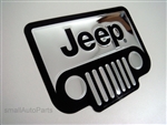 Jeep Chrome Vinyl Sticker Decal