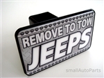 Remove To Tow Jeeps Tow Hitch Cover