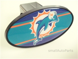 Miami Dolphins NFL Tow Hitch Cover