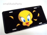 Tweety Bird Aluminum License Plate